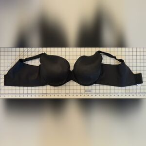 Cacique Lightly Lined Full Coverage Underwire Bra 42F in Black